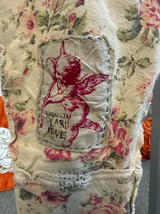 ❣️🆕Magnolia Pearl Floral Underjohns Pants Bird Appliqué Cupid Rose One Size❣️ - Picture 5 of 11